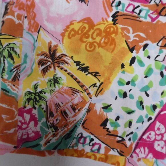 Vintage Reyn Spooner Water Prints Hawaiian Hula Girl Swim Shorts Mens Large - Picture 4 of 8